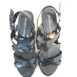 Franco Sarto Black Sandals